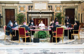 البابا يلتقي قادة مسيحيين لبنانيين في يوم صلاة من أجل السلام