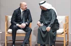 رئيس الدولة ورئيس أذربيجان يبحثان العلاقات الثنائية وعدداً من القضايا الإقليمية والدولية 