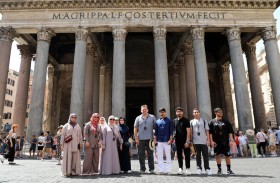 رحلة علمية لطلاب جامعة محمد بن زايد للعلوم الإنسانية إلى إيطاليا والفاتيكان