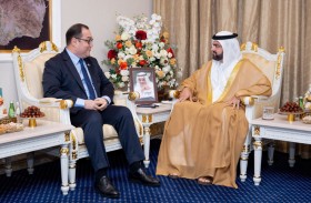 ولي عهد الفجيرة يستقبل سفراء موريتانيا وجورجيا وهايتي
