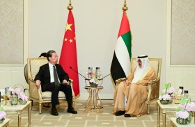 غباش يستقبل رئيس اللجنة الدائمة لمجلس الشعب الصيني