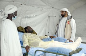 المستشفى الميداني الإماراتي في تشاد يعالج 3509 حالات مرضية خلال الشهر الأول لافتتاحه