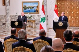 السيسي وعون يطلبان إعادة إعمار لبنان وانسحاب إسرائيل