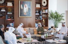 حمدان بن زايد يستقبل وفدا من قطارات الاتحاد ويطلع على مستجدات مشروع السكك الحديدية الوطنية