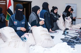 مؤسسة زايد الإنسانية تٌسيِّر 20 ألف حقيبة شتوية إلى 13 دولة حول العالم