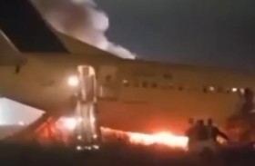 صراخ ونيران وهروب للمسافرين.. بمطار سنغالي