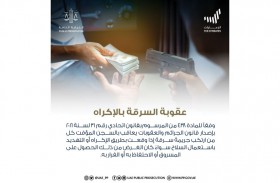 النيابة العامة للدولة توضح عقوبة السرقة بالإكراه 