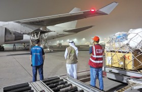 بتوجيهات محمد بن راشد.. المدينة العالمية للخدمات الإنسانية تسير شحنة ثالثة إلى بنغازي لدعم الجهود الإغاثية