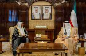 سعود بن صقر القاسمي يلتقي رئيس مجلس الوزراء الكويتي