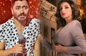 أنغام تطلب الدعاء لتامر حسني