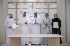 مجلس الإمارات للتنمية يوقع اتفاقية مع جمعية الإمارات للطبيعة بالتعاون مع الصندوق العالمي للطبيعة في COP28